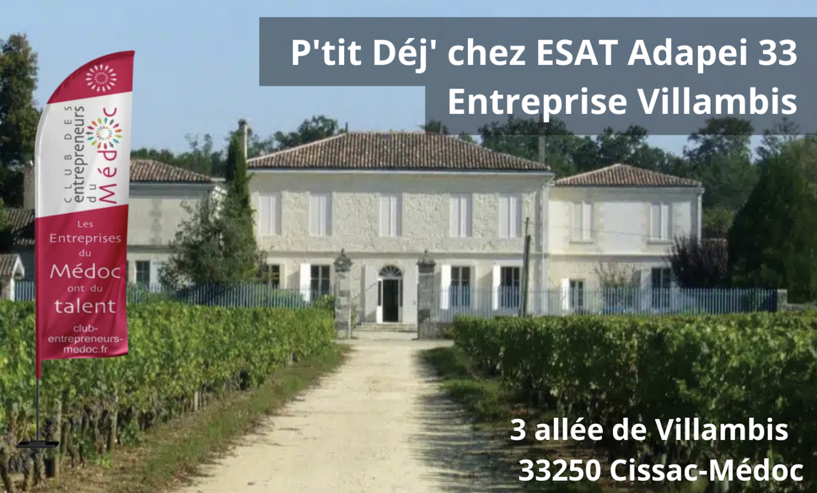 P'tit Déj' chez ESAT Adapei 33 Entreprise Villambis