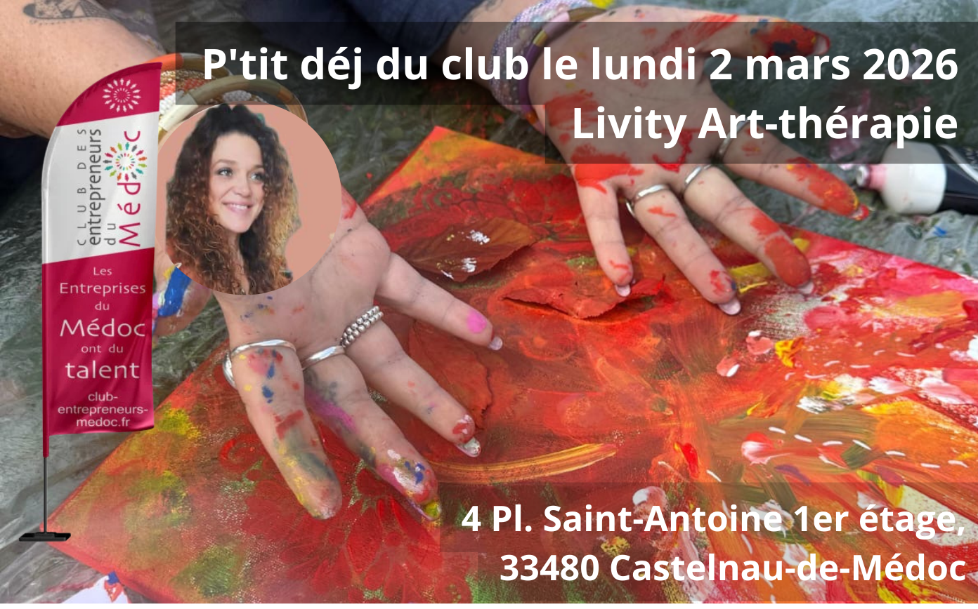P'tit déj du club le lundi 2 mars 2026 Livity Art-thérapie